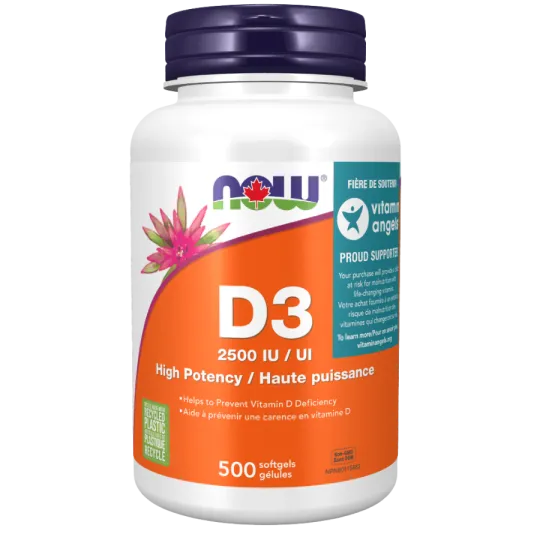 Vitamin D3 2500 IU 500 Softgels | Safest & Easiest Shopping Vitamins Online | VITASHOP