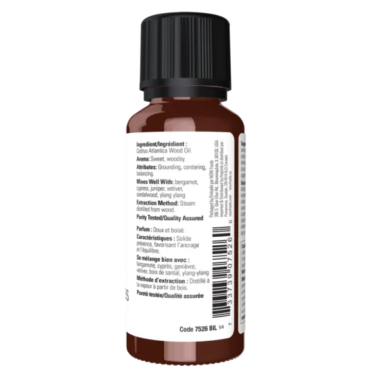 Huile de cèdre Atlas, 30 mL | Safest & Easiest Shopping Vitamins Online | VITASHOP