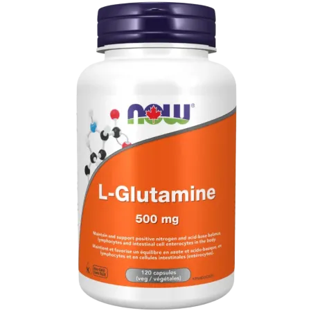 NOW Foods 나우 푸드 L-글루타민 500 mg, 120 캡슐 | 매일 업데이트되는 특가 상품 | VITASHOP