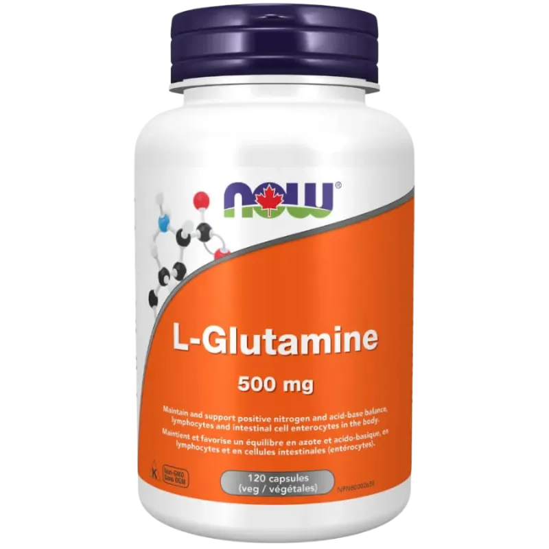 NOW Foods 나우 푸드 L-글루타민 500 mg, 120 캡슐 | 매일 업데이트되는 특가 상품 | VITASHOP