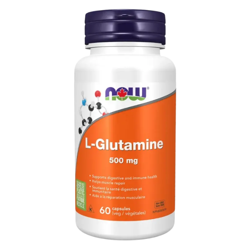 NOW Foods 나우 푸드 L-글루타민 500 mg, 60 캡슐 | 매일 업데이트되는 특가 상품 | VITASHOP