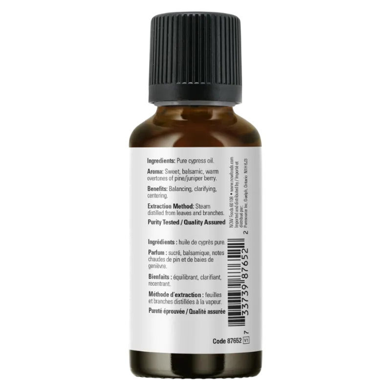 NOW Foods Cypress Oil, 30 mL | Unbeatable Prices, Daily Deals | VITASHOP