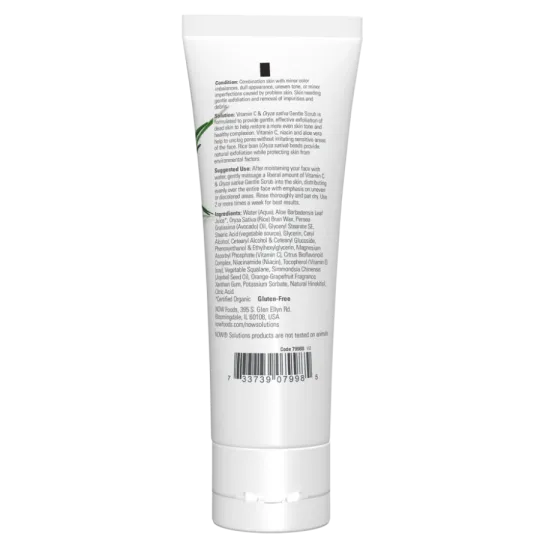NOW Foods 나우 푸드 비타민 C & 오리자 사티바 젠틀 스크럽 118mL | 매일 업데이트되는 특가 상품 | VITASHOP