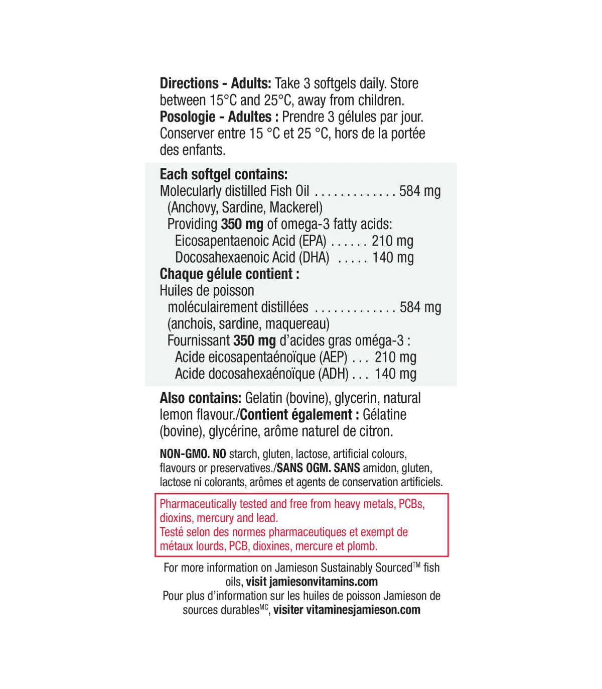 Jamieson Omega-3 Extra Strength Mini's 700 mg (No Fishy Aftertaste) 200 Softgels | 每天不同折扣, 全网最低价格 | 种类齐全的保健品店铺 VITASHOP, 只有你想不到,