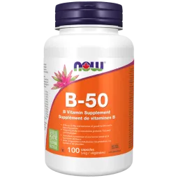 Complexe B-50, 100 gélules | Safest & Easiest Shopping Vitamins Online | VITASHOP