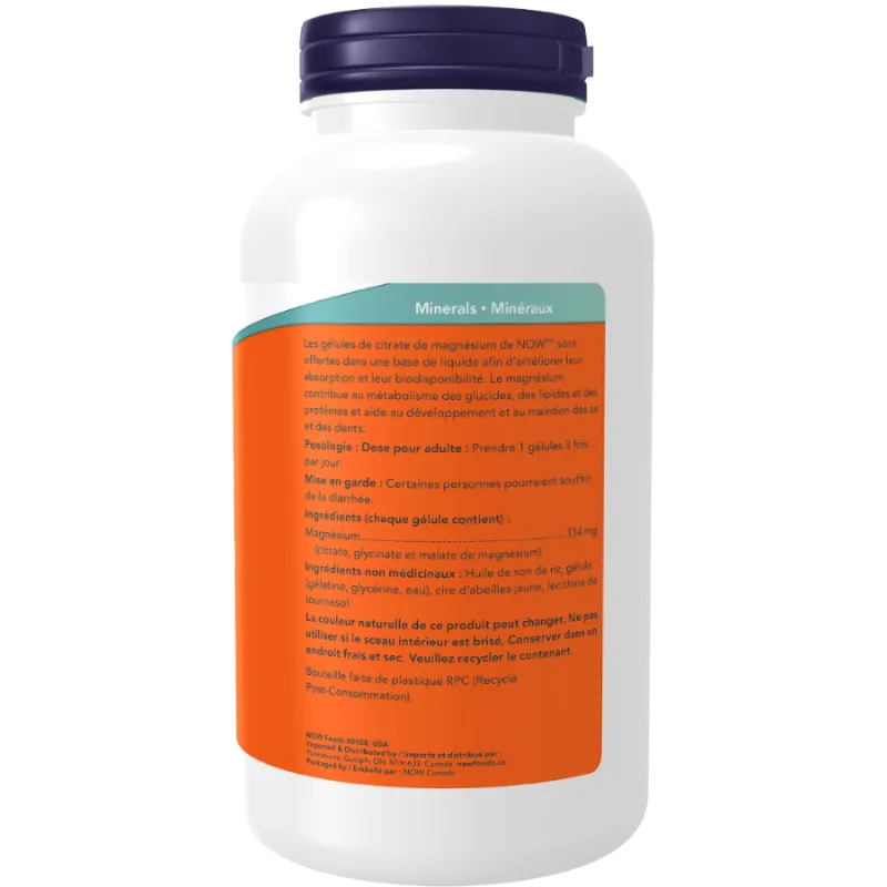 NOW Foods 나우 푸드 구연산마그네슘 134 mg, 180 소프트젤 | 매일 업데이트되는 특가 상품 | VITASHOP