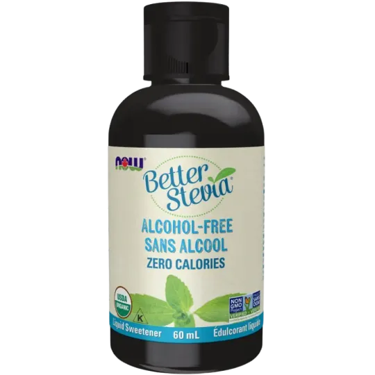 NOW Foods Better Stevia Glycerite Liquid 60 mL | Unbeatable Prices, Daily Deals | VITASHOP