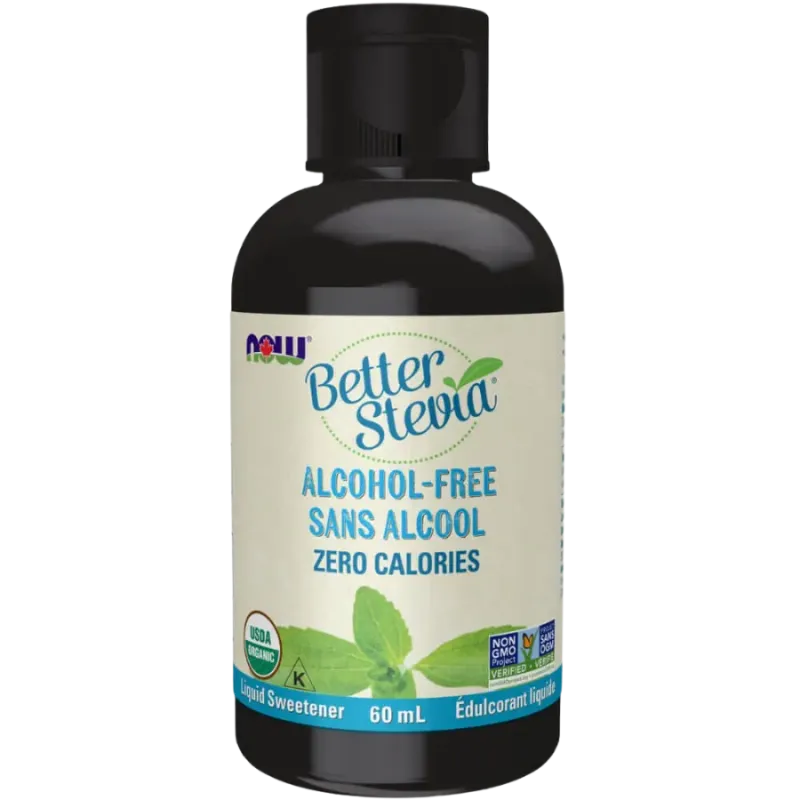 NOW Foods Better Stevia Glycerite Liquid 60 mL | Unbeatable Prices, Daily Deals | VITASHOP