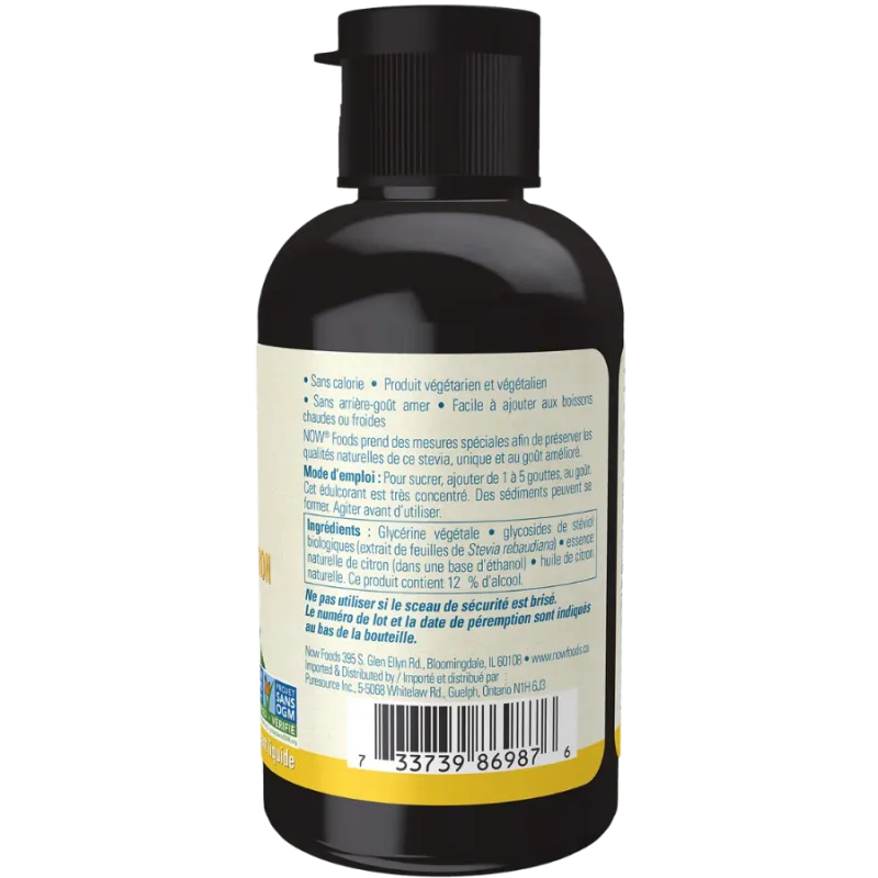 NOW Foods Stevia Liquid Extract (Lemon Twist) 60mL | Unbeatable Prices, Daily Deals | VITASHOP