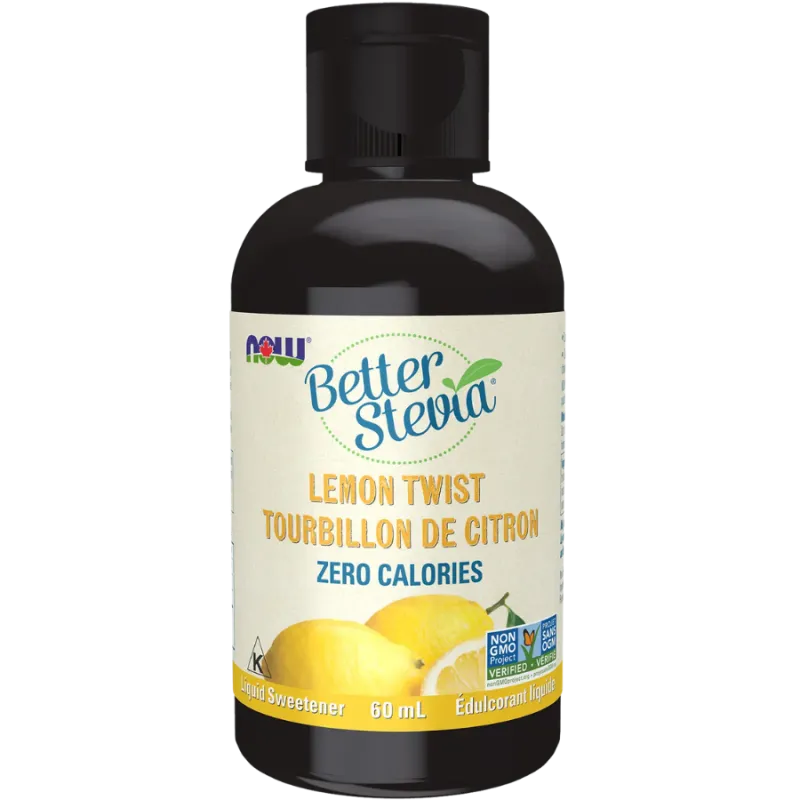 NOW Foods Stevia Liquid Extract (Lemon Twist) 60mL | Unbeatable Prices, Daily Deals | VITASHOP