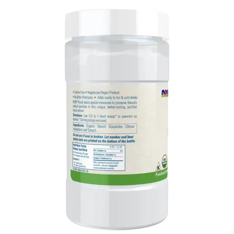 Organic BetterStevia Powder, 113 g | Safest & Easiest Shopping Vitamins Online | VITASHOP