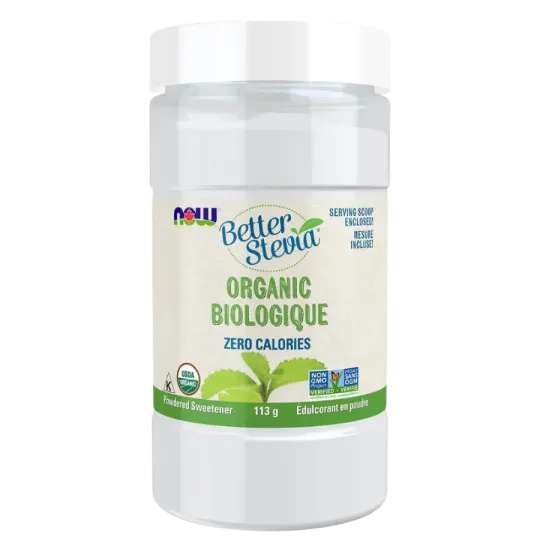 NOW Foods Organic BetterStevia Powder, 113 g | Unbeatable Prices, Daily Deals | VITASHOP