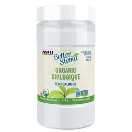 NOW Foods Organic BetterStevia Powder, 113 g | Unbeatable Prices, Daily Deals | VITASHOP