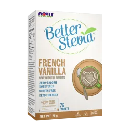 NOW Foods Better Stevia French Vanilla Packets, 1g*75 | Unbeatable Prices, Daily Deals | VITASHOP