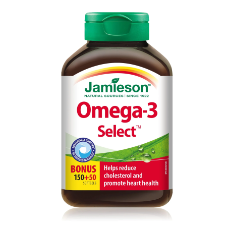 Jamieson 자미에슨 Omega-3 Select 1000 mg 150+50 소프트젤 | 매일 업데이트되는 특가 상품 | VITASHOP