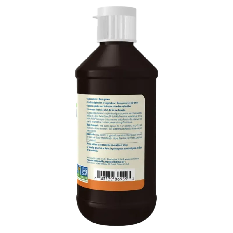 NOW Foods Better Stevia Original Liquid Unflavoured, 237 mL | Unbeatable Prices, Daily Deals | VITASHOP