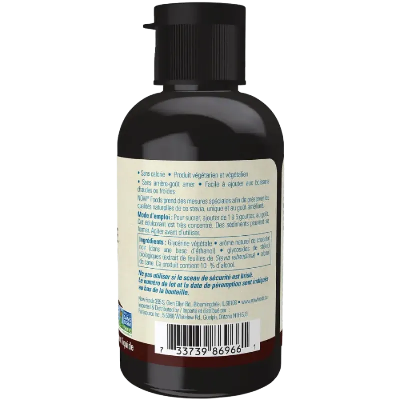 NOW Foods Stevia Liquid Extract (Dark Chocolate ) 60mL | Unbeatable Prices, Daily Deals | VITASHOP