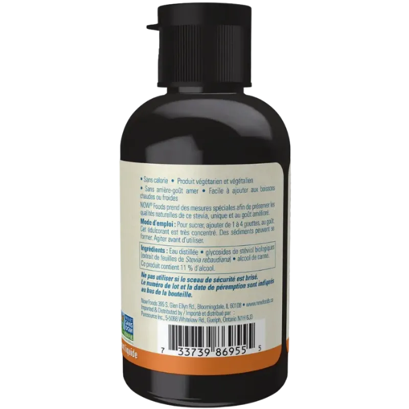 NOW Foods Extrait liquide de la Stevia (Original non utilisé) 60mL (EXP DATE : 1 mars 2025) |MISUMI