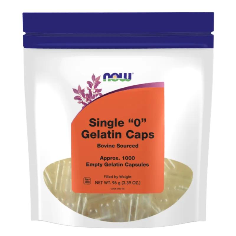 Taille « 0 » Capsules de gélatine vides, 1000 Capsules | Safest & Easiest Shopping Vitamins Online | VITASHOP