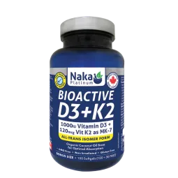 Naka Platinum D3+K2 150 Softgels | Unbeatable Prices, Daily Deals | VITASHOP