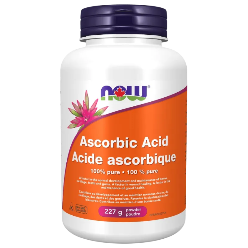 NOW Foods Ascorbic Acid Powder, 227 g | Unbeatable Prices, Daily Deals | VITASHOP