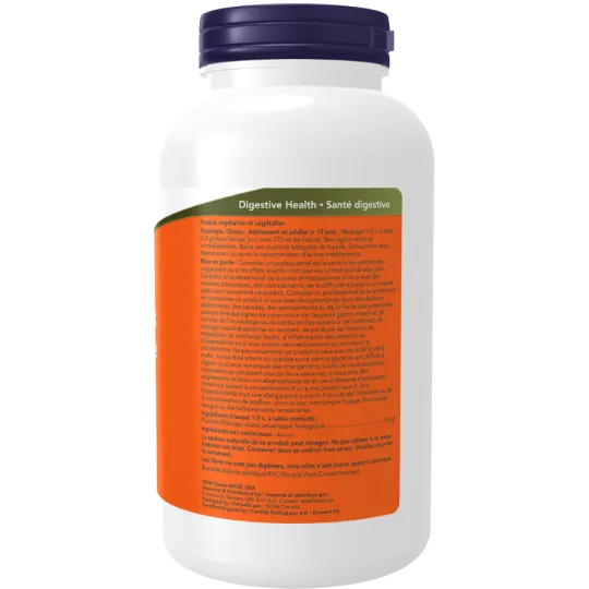 NOW Foods 나우 푸드 유기농 차전자피 분말, 340g | 매일 업데이트되는 특가 상품 | VITASHOP