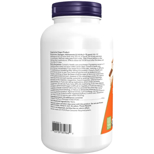 NOW Foods 나우 푸드 유기농 차전자피 분말, 340g | 매일 업데이트되는 특가 상품 | VITASHOP