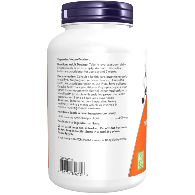 GABA Pure Poudre, 170 g | Safest & Easiest Shopping Vitamins Online | VITASHOP