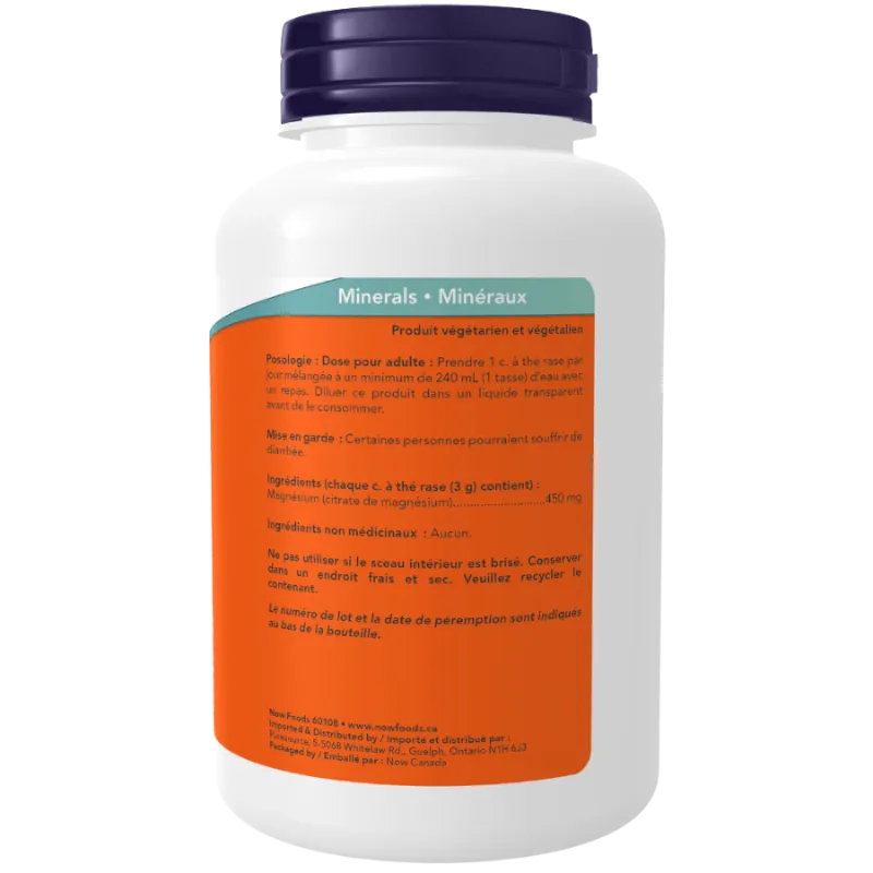 NOW Foods 나우 푸드 구연산 마그네슘 분말, 227g | 매일 업데이트되는 특가 상품 | VITASHOP