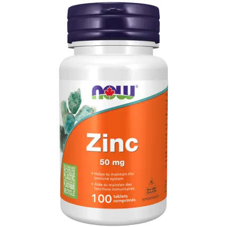 NOW Foods Zinc Gluconate 50 mg, 100 Tablets | 每天不同折扣, 全网最低价格 | 种类齐全的保健品店铺 VITASHOP, 只有你想不到, 没有你买不到 !