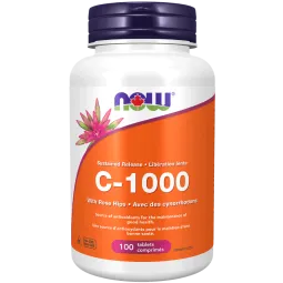 NOW Foods C-1000 Sustained Release, 100 Tablets | Unbeatable Prices, Daily Deals | VITASHOP