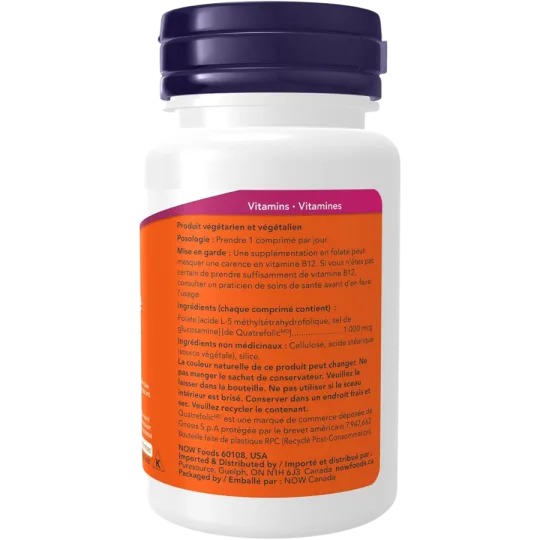 NOW Foods Methyl Folate 1000 mcg, 90 Tablets | 每天不同折扣, 全网最低价格 | 种类齐全的保健品店铺 VITASHOP, 只有你想不到, 没有你买不到 !