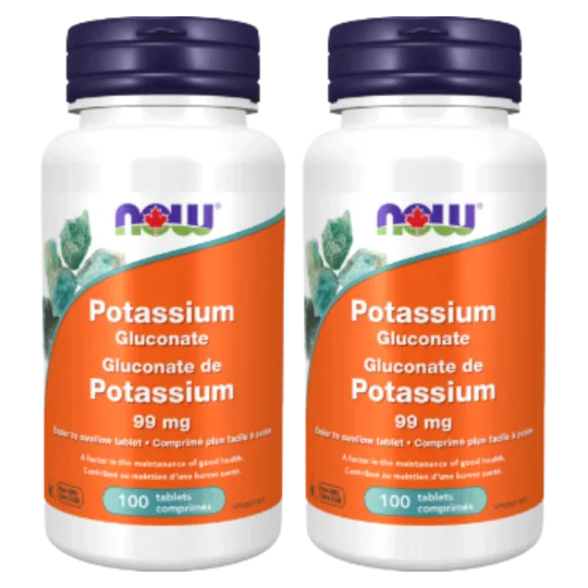 Gluconate de potassium 99 mg, 100 comprimés | Safest & Easiest Shopping Vitamins Online | VITASHOP