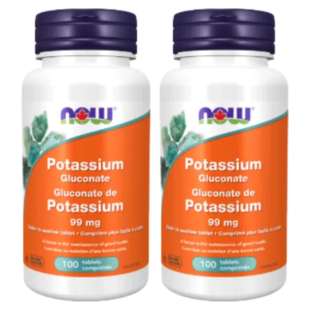 NOW Foods Potassium Gluconate 99 mg, 100 Tablets | Unbeatable Prices, Daily Deals | VITASHOP