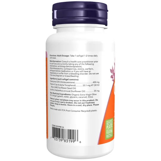 NOW Foods 나우 푸드 CoQ10 400mg, 소프트젤 30정 | 매일 업데이트되는 특가 상품 | VITASHOP