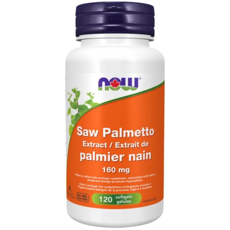 NOW Foods Saw Palmetto Extract 160mg 120 Softgels | 每天不同折扣, 全网最低价格 | 种类齐全的保健品店铺 VITASHOP, 只有你想不到, 没有你买不到 !