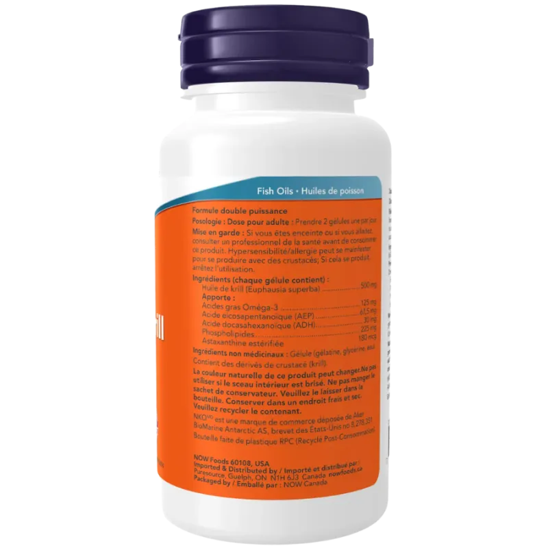 NOW Foods 나우 푸드 Neptune 크릴 오일 500 mg, 60 소프트젤 | 매일 업데이트되는 특가 상품 | VITASHOP