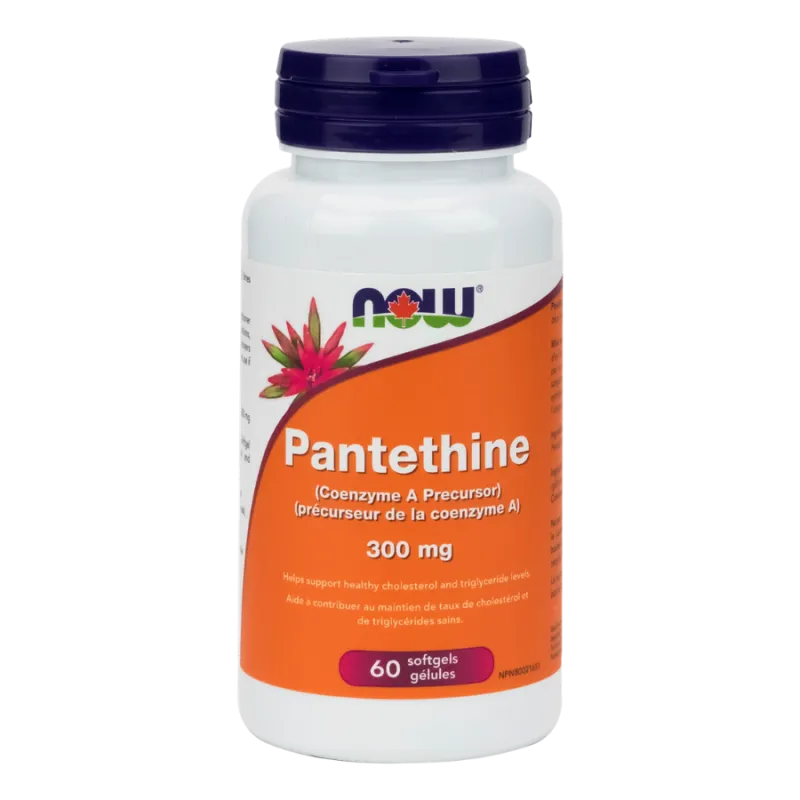 NOW Foods Pantethine 300 mg, 60 Softgels | Unbeatable Prices, Daily Deals | VITASHOP