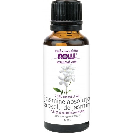 NOW Foods Jasmine Absolute 7.5%, 30 mL | Unbeatable Prices, Daily Deals | VITASHOP