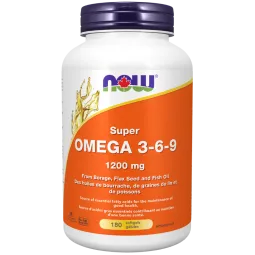 Super Oméga 3-6-9 1200 mg, 180 gélules | Safest & Easiest Shopping Vitamins Online | VITASHOP