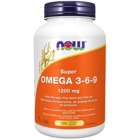 NOW Foods 나우 푸드 슈퍼 오메가 3-6-9 1200 mg, 180 소프트젤 | 매일 업데이트되는 특가 상품 | VITASHOP