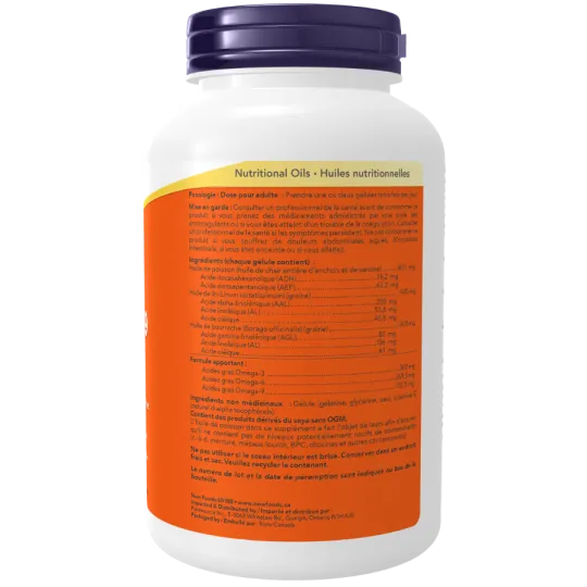 Super Oméga 3-6-9 1200 mg, 180 gélules | Safest & Easiest Shopping Vitamins Online | VITASHOP