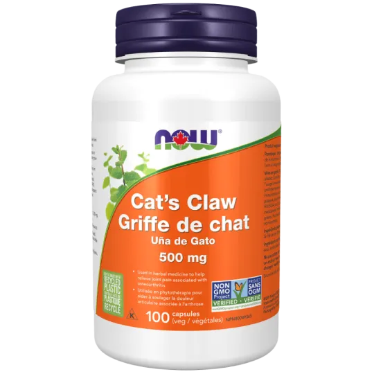 NOW Foods 나우 푸드 캣츠 클로 500 mg, 100 캡슐 | 매일 업데이트되는 특가 상품 | VITASHOP