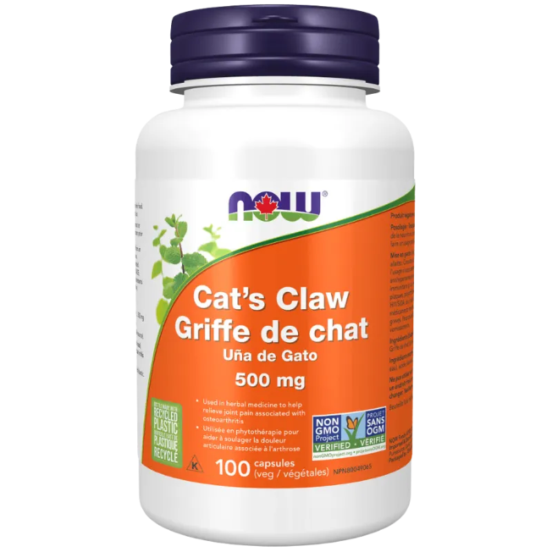 Griffe de chat 500 mg, 100 gélules | Safest & Easiest Shopping Vitamins Online | VITASHOP