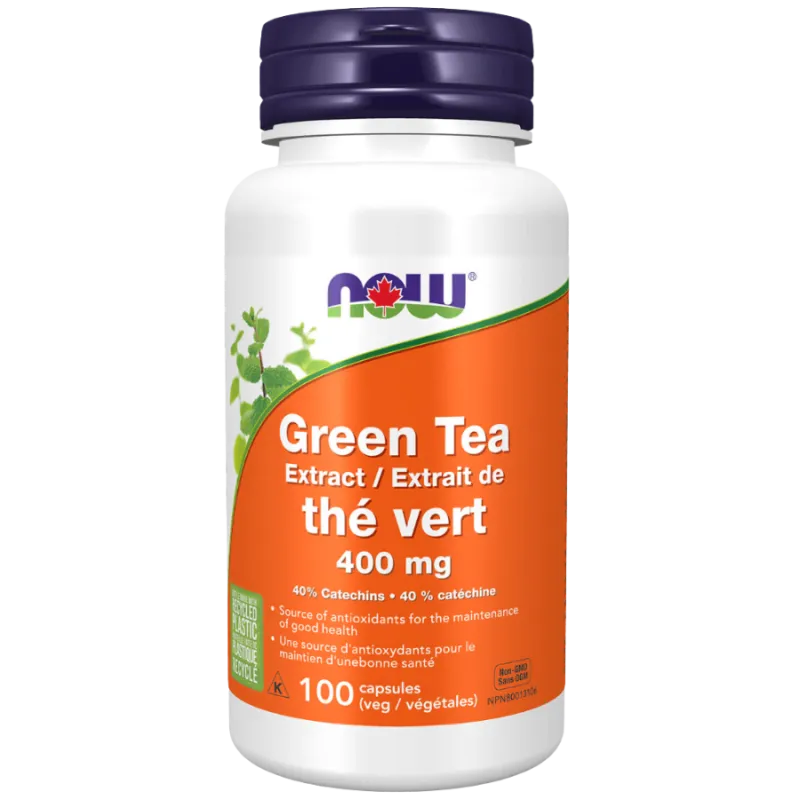 NOW Foods Green Tea Extract 400 mg, 100 Veg Capsules | Unbeatable Prices, Daily Deals | VITASHOP