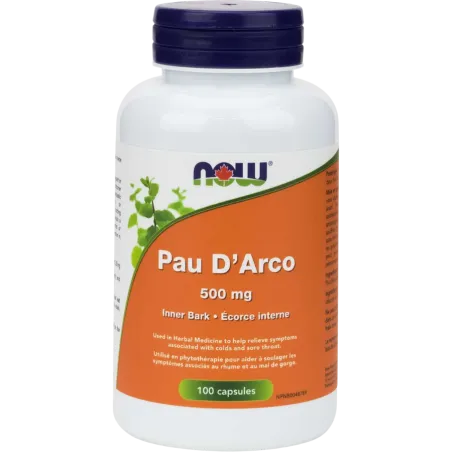 Pau d’Arco 500 mg, 100 Gélules | Safest & Easiest Shopping Vitamins Online | VITASHOP