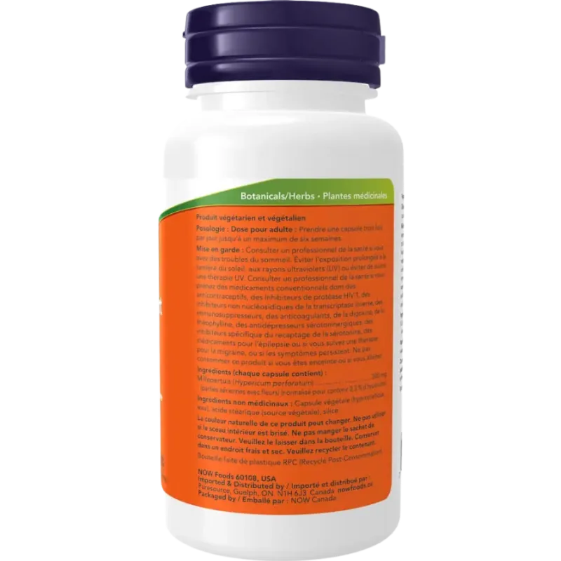 Extrait de millepertuis 300 mg, 100 gélules végétales | Safest & Easiest Shopping Vitamins Online | VITASHOP