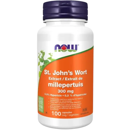 NOW Foods 나우 푸드 세인트 존스 워트 추출물 300mg, 식물성 캡슐 100정 | 매일 업데이트되는 특가 상품 | VITASHOP