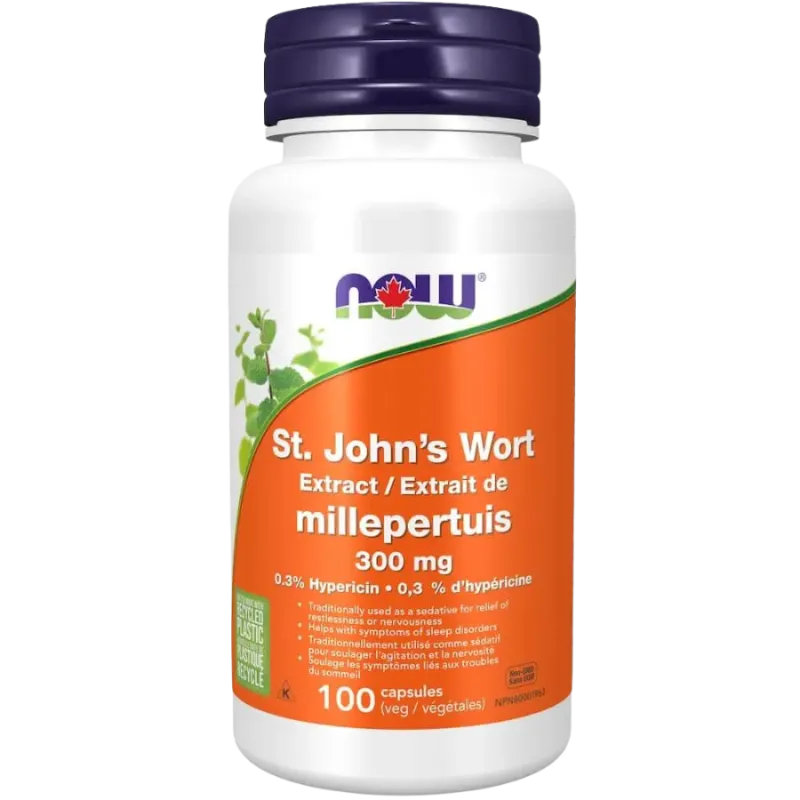 Extrait de millepertuis 300 mg, 100 gélules végétales | Safest & Easiest Shopping Vitamins Online | VITASHOP