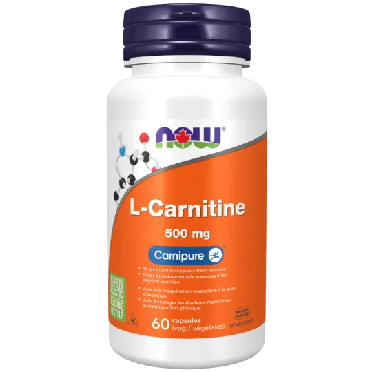 NOW Foods 나우 푸드 L-카르니틴 500 mg, 60 캡슐 | 매일 업데이트되는 특가 상품 | VITASHOP